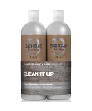 Tigi Bed Head B for Men Clean Up Kit By for Men - 2 Pc Kit 25.36 Oz Shampoo 25.36 Oz Conditioner 2count - Buy Online on GoSupps.com