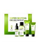 SOME BY MI Super Matcha Pore Care Starter Kit - Toner Serum Cleansing Gel & Clay Mask for Sebum Anti-Wrinkle & Trouble Care | Facial Skin Care Set - International Shipping Available - Buy Online on GoSupps.com