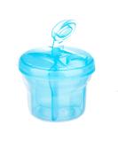Three-Layer Milk Powder Cup Blue - Small Portable Milk Box - 1 Pack - Buy Online on GoSupps.com