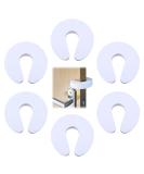 Child Safety Door Stoppers - 6 Pcs Anti-Slam Foam Guards for Kids | Door Finger Guards for Children - White - Buy Online on GoSupps.com