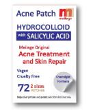 Hydrocolloid Acne Patch with Salicylic Acid - Fast Healing for Pimples | 72 Patches in 2 Sizes | International Shipping Available - Buy Online on GoSupps.com