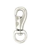 Weaver Leather #3142 Bull Snap , Nickel Plated, 1" - Buy Online on GoSupps.com