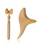 Mwumrcm Trigger Wood Massage | 2 PCs Pain Relief Massage Tools for Legs Shoulders & Back | Acupuncture Hand Massager - Buy Online on GoSupps.com
