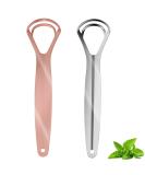 CPsyte Double Head Tongue Cleaner - Optimal Oral Hygiene & Bad Breath Relief | Travel-Friendly Metal Tongue Scraper for Adults - Buy Online on GoSupps.com