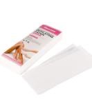 BlueZOO Wax Strips 100 Pack - Professional Salon Non-Woven Waxing Strips for Hair Removal - 7.9 x 2.8 Inches - Pink - Buy Online on GoSupps.com