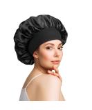 Premium Silk Bonnet for Curly Hair | Breathable Satin Sleeping Hood | Night Hat for Ultimate Comfort - Buy Online on GoSupps.com