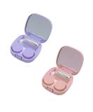 TSLRSA Portable Travel Contact Lens Container - 2 PCs Mini Set with L & R Caps Tweezers Well Sealed for Home & Travel - Buy Online on GoSupps.com