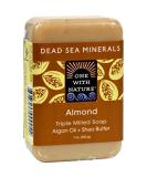 One With Nature Almond Soap Bar - 7 oz | Pure, Natural Ingredients | Moisturizing and Nourishing Formula - Buy Online on GoSupps.com