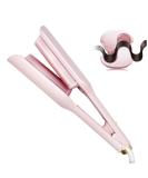 Crimper Curling Iron - 2 Barrel Hair Waver Anti-Scald 1.25" Rapid Heating Curler with 5 Temp Settings for Mid-Length & Long Hair - International Shipping Available - Buy Online on GoSupps.com