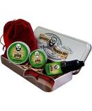 Men's Beard Grooming Kit in Metal Tin - Beard Oil, Balm, Comb & Scissors | Dad Gifts for Beard Growth | Eucalyptus Scented - Buy Online on GoSupps.com