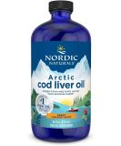 Nordic Naturals Arctic Cod Liver Oil Orange  16 fl oz (437 ml) - Buy Online on GoSupps.com