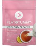Flat Tummy Weekend Cleanse Tea | 30-Day All-Natural Detox Program for Women - Colon Cleanse & Bloating Relief with Senna & Dandelion Root - Buy Online on GoSupps.com