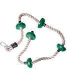 Barcaloo 6.5 Ft Climbing Rope for Kids - Swing Set or Jungle Gym Playground Ninja Rope - Buy Online on GoSupps.com