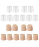 20 Pieces Toe Caps Protector - Silicone Small Toe Pads for Friction Reduction (Skin Color & White) | International Shipping - Buy Online on GoSupps.com