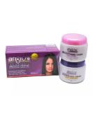 XL AHGLOW Hair Straightening & Rebonding Set | Keratin Relaxer for Smooth Silky Shiny Hair | 480g Complete System for Wavy Curly Frizzy Hair - Buy Online on GoSupps.com