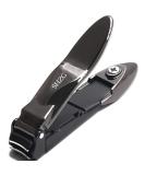 SHZG Large Nail Clipper with Catcher - Anti Splash Fingernail Toenail Clipper for Men and Women (Black) - Buy Online on GoSupps.com