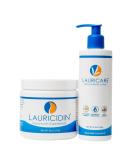 Lauricidin  Monolaurin 227g Jar + Lauricare Activated Derma Lotion 8.2 Ounce Bundle- 65.90 Value - Buy Online on GoSupps.com