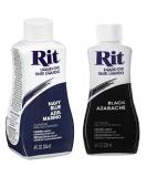 Rit Liquid Dye Black 8 Oz & Navy Blue Fabric Dye 8-Ounce - Set of 2 - Buy Online on GoSupps.com