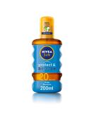 Nivea Sun Protect and Bronze Tan Activating Oil Medium SPF 20 - 200ml | Best International Shipping - Buy Online on GoSupps.com