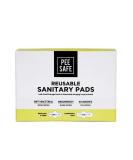 Pee Safe Reusable Sanitary Pads Bundle | Highly Absorbent & Skin Friendly | Includes 3 Regular Pads, 1 Overnight Pad, and Leak Proof Pouch | Lasts Up To 1 Year - Buy Online on GoSupps.com