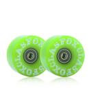 CLAS FOX Quad Roller Skate Wheels 8 Pack - Shinning Green | Bearing Installed | Outdoor and Indoor Use - Buy Online on GoSupps.com