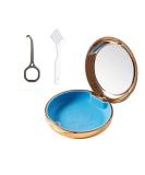 Orthodontic Retainer Case with Magnetic Closure + Aligner Remover Hook & Brush | Gold | 1 Pcs - Buy Online on GoSupps.com