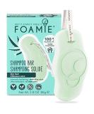 Foamie Natural Aloe Vera Shampoo Bar for Oily and Damaged Hair - Cruelty, Paraben, Sulfate Free - Strengthens, Massages, and Cleans Scalp - Plastic Free Packaging, Saves 2 Bottles - Buy Online on GoSupps.com