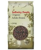 Infinity Foods Organic Aduki Beans 500g - Buy Online on GoSupps.com