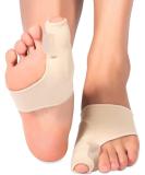 Toe Extensions for Hallux Valgus Correction | Pain Relief Gel Pad Toe Spreader Bandage - Buy Online on GoSupps.com