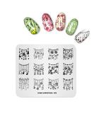 Christmas Theme Nail Art Stamping Plate - Alexnailart CH006 - Buy Online on GoSupps.com