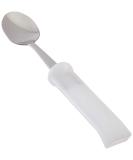 Sammons Preston Plastic-Handle Utensil, 7" Youth Spoon with 4" Handle Molded to Improve Grasping & Holding, Stainless Steel Pediatric & Adult Silverware, Adaptive Eating Tool & Dining Aid - Buy Online on GoSupps.com