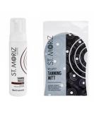 St. Moriz Self-Tanning Mousse Dark 200ml & Applicator Glove - Buy Online for Flawless Tan - Buy Online on GoSupps.com