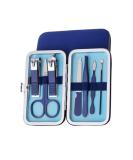 1 Set of Nail Clippers Kit Nail Grooming Kit Manicure Set for Men and Boys As a Gift for Nail Care(7 PCS Blue) - Buy Online on GoSupps.com