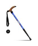 Kry Bergstock Hiking Stick - T-Shaped Handle Retractable Adjustable Aviation Aluminum Alloy Shock Absorption - Sky Blue - Buy Online on GoSupps.com