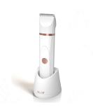 OLOV Bikini Trimmer Women - Wet/Dry Body Shaver Groomer, Replaceable Ceramic Blade Heads, USB Recharge Dock & Nosetrimmer Head, Waterproof Hygiene Razor, White - Buy Online on GoSupps.com