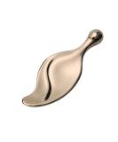 2-in-1 Metal Gua Sha Facial Tool & Mini Roller - Wrinkle Lifting Leaf Shaped Tool with Eye Rollers for Radiant Skin | International Shipping - Buy Online on GoSupps.com