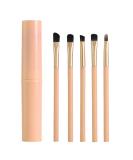 Menyiyds Professional Makeup Brush Set 5 Eyeliner & Eyeshadow Brushes Portable Cosmetic Tools for Eyebrows Lips & More (Champagne) - Buy Online on GoSupps.com