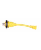 30 Amp Male to 15 Amp Female Marine Shore Power Cord Adapter - Amp Up 21301 - Buy Online on GoSupps.com