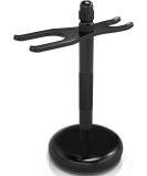 Favali Razor Plane Stand - Dark Chrome Shaving Brush Holder for Safety Cartridge & Disposable Razors - Shaving Rack Bracket - Buy Online on GoSupps.com