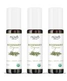 Organic Rosemary Oil Blend for Hair Growth - Infused with Jojoba Oil - Canadian Product (3 Pack) - 0.33 Fl Oz - Buy Online on GoSupps.com
