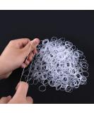 500 Pcs Clear Elastic Hair Bands for Women Clear Hair Elastic Bands for Women Elastic Bands to Beautify Your Hair Clear Rubber Bands for Hair Braiding Wedding Hairstyle Clear 500 - Buy Online on GoSupps.com