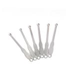 Mobestech 100pcs Ear Spoon Wax Curette - Stainless Steel Ear Cleaner Earpick (6x0.6cm) - International Shipping Available - Buy Online on GoSupps.com