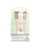 EcoTools Custom Match Makeup Brushes Set - Liquid Foundation & Mix Palette - 2 Brushes for Flawless Application - Buy Online on GoSupps.com