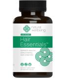 Hair Essentials Natural Hair Growth Supplement - 90 Veg Caps, 1-Month Supply for Women and Men - Buy Online on GoSupps.com