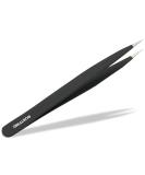 Pointed Powder-Coated Plucking Tweezers - 12 cm Stainless Steel | International Shipping Available - Buy Online on GoSupps.com