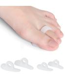 PediMend Silicone Gel Toe Straightener (2 Pairs) - Toe Separators for Hammer Toes & Claw Toe Correction - Reduce Discomfort - Foot Care for Men & Women - Buy Online on GoSupps.com