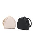 Premium Leather Pacifier and Nipple Shield Cases - Set of 2 Black & Beige | Case for Diaper Bag & Stroller | Pacifier Box for Travel | Keeps Baby s Binkies Clean and Accessible by purifyou Black & Beige 2 Count (Pack of ... - Buy Online on GoSupps.com