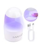 Buy Saviland Mini UV Nail Lamp - Portable Travel Gel Nail Dryer for Beginners & Salons | Small Efficient & Easy to Use! - Buy Online on GoSupps.com