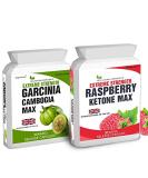 Raspberry K-Max & Garcinia Cambogia Weight Management Bundle | 30-Day Supply, 1500mg Daily Dose | Free Meal Plan & Dieting Tips Included - Buy Online on GoSupps.com