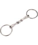 Equinate Stainless Steel Water Bridle | 16mm Double Broken Anatomical Bit - Laser Engraved 18.5cm - Gentle & Friendly Design for Horses - Buy Online on GoSupps.com